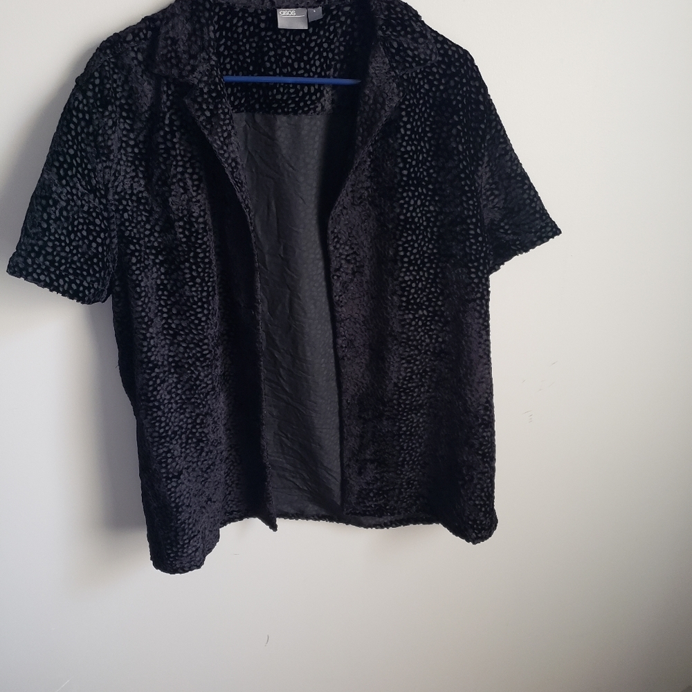 Asos Ployester Short Sleave Button Down - image 4